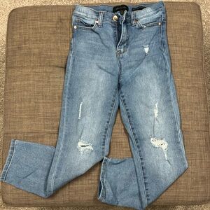 Kendall + Kylie Icon High Rise Straight Jeans